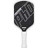 Professor PhD Raw Carbon Fiber Premium Pickleball Paddle Racket - USA Pickleball Approved - Honeycomb Core - Power & Control