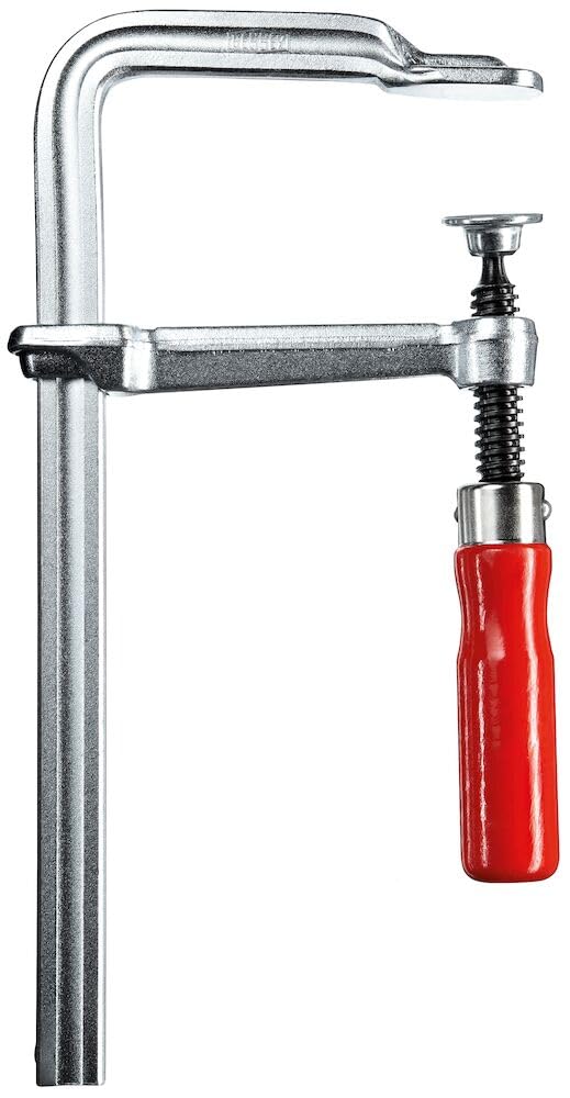 Bessey GS12 Classix GS All-Steel Screw Clamp, Red/Black, 120/60 mm