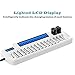Bonai 16 + 2 Bay/slot Smart Battery Charger with LCD Display for AA AAA NiMH NiCD & Ni-MH Li-ion 9V Rechargeable Batteries, with AC Wall Adapter