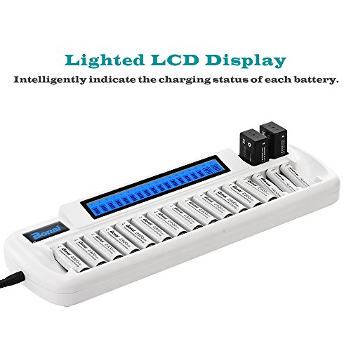 3 BONAI+Rechargeable+Battery+Charger+Batteries