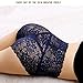 EZMBRAND Hipster 100% Cotton Lace Hollow Out High Waist no Trace Panties for Women