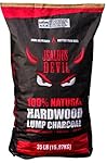 Jealous Devil Quebrancho Blanco Hardwood Lump Charcoal, 100% Natural, Restaurant Quality, 35 lb