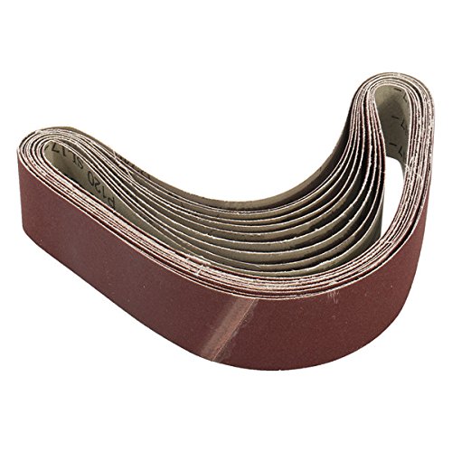 EsportsMJJ 10Pcs 50x686mm Sanding Belts 60 120 150 240 Grit Aluminium Oxide Sanding Belts Abrasive Tool