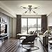 6 Light Sputnik Ceiling Light Brushed Nickel Modern Starburst Chandelier Lighting Mid Century Pendant Light by TUDOLIGHT 