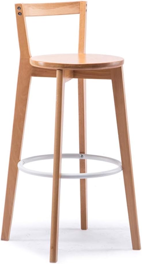 AMYZ Silla Taburete de Madera de Estilo Industrial | Vintage con cojín