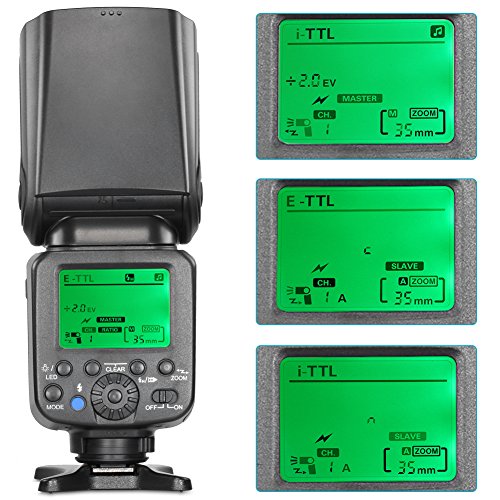 Neewer-Li-ion-Battery-Flash-E-TTL-I-TTL-HSS-Master-Slave-Flash-Speedlite-for-Canon-Nikon-DSLR-Camera-with-Rechargeable-2400mAh-Battery-ChargerNW-870