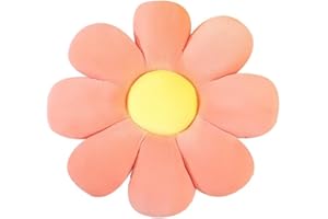 ZL ybxdxz Flower Pillow,Flower Shaped Throw Pillow Butt Cushion Flower Floor Pillow,Seating Cushion,Cute Room Decor & Plush Pillow for Bedroom Sofa Chair.Car Cushion (20, Pink)