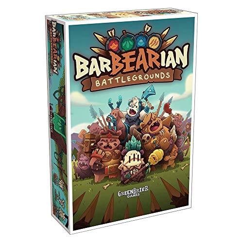 GreenBrier Games GNEBB01 Green Brier Games Barbearian Battlegrounds Board Game