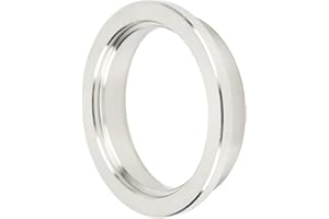 Qiilu Tial 44mm Wastegate Outlet Flange - Stainless Steel Exhaust Flange Connection - Tial MVR Replacement Automotive
