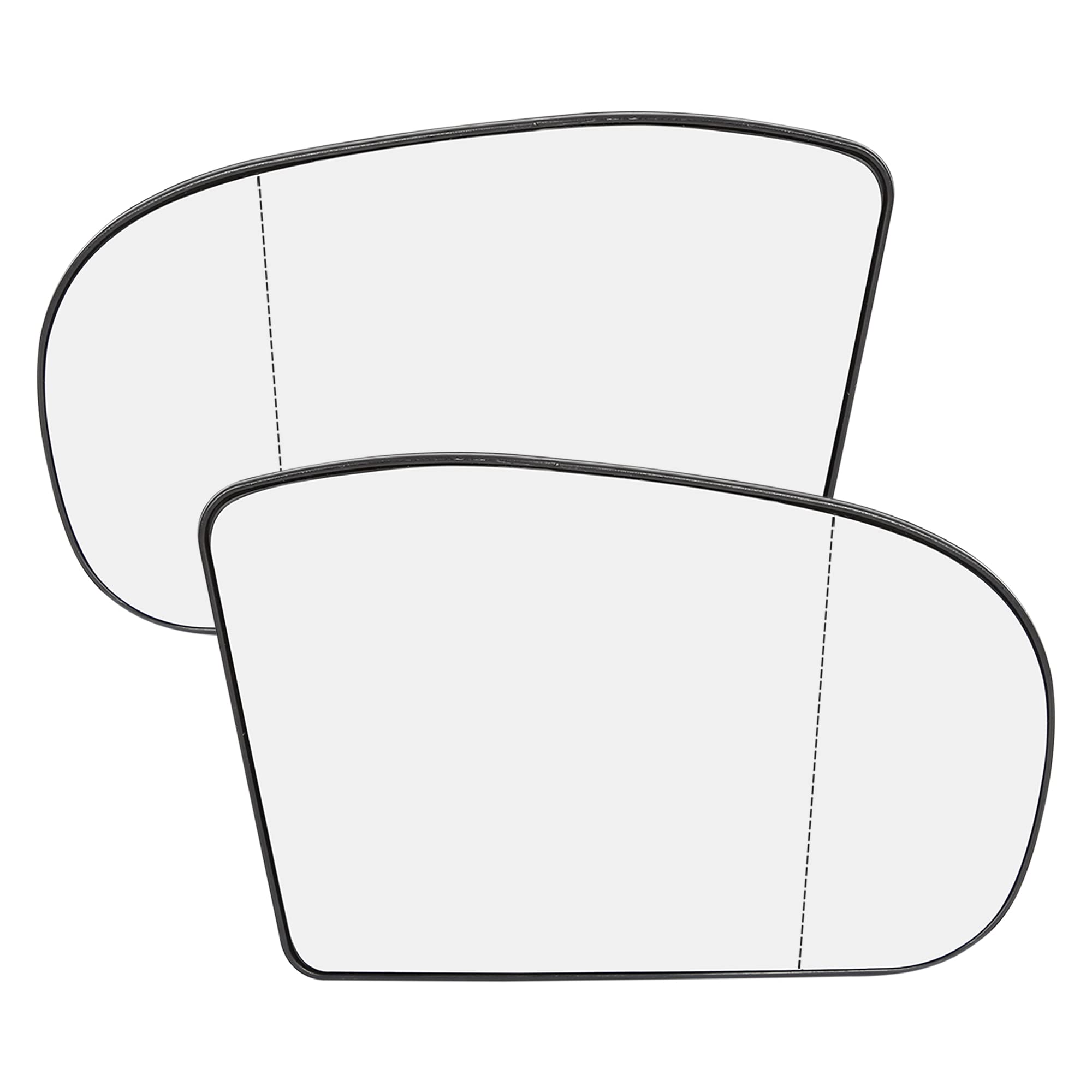 Photo 1 of X AUTOHAUX Pair Mirror Glass Heated with Backing Plate Driver Passenger Side for Mercedes-Benz C230