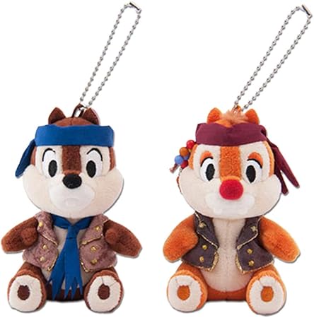 Amazon ディズニー パイレーツ サマー 19 シー キャラ ぬいぐるみバッジ セット チップとデール ぬいば チェーンバッジ 海賊 シー限定 アニメ 萌えグッズ 通販