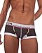 Croota Mens Underwear, Low-Rise Boxer Brief, Satin Accented Waistband, CG02M