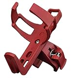 PAMASE Adjustable Quick Release Bike Water Bottle Cage Rack - Mountain Road Bicycle Bottle Holder Red