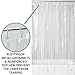 mDesign Long Waterproof, Heavy Duty Premium Quality 10-Guage Vinyl Shower Curtain Liner for Bathroom Shower Stall and Bathtub - 72