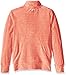 Skechers Girls' Big Space Dye Mock Neck Track Jacket, Peach Amber, L