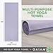 Gaiam No Slip Yoga Mat Towel, Violetthumb 4