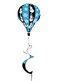 Snowmen Deluxe Hot Air Winter Balloon Windsock Wind