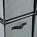 Function Home Sideboard Buffet Storage Cabinet, Drawer Cabinet, 3 Drawer Cabinets with Shelves, Organizer Tower Unit for Storing Kitchen Supplies Books Towels in Grey