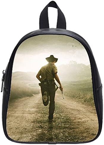 JIUDUIDODO Multifunctional PU Leather Custom The Walking Dead School Bags Backpacks Outdoor Bags Travel Bag (Large)