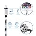 NataX iPhone Cable, 3Pack 3FT Nylon TPE Braided Cord Lightning Cable Certified to USB Charging Charger for iPhone X /8/8 Plus/7/7 Plus/6/6S/6 Plus/6S Plus/5/5S/5C/SE,iPad,iPod Nano 7