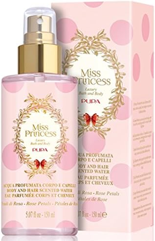 Pupa Miss Princess agua perfumada pétalos de rosa cuerpo y cabello – 180 gr