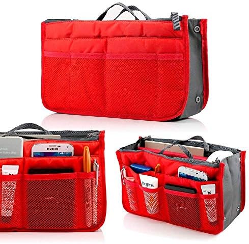 iXport™ Toiletry Handbag for Men & Women Hanging Toiletries Kit Multipocket 13 Compartment for Makeup, Cosmetic, Medicine, Shaving, Travel Accessories Multipurpose Organizer