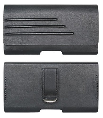 Verizon Wireless Vegan Leather Pouch w/ Belt Clip for iPhone 6, Galaxy S4, S5, S6, Motorola Droid X & Most Medium…