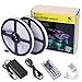 YUNLIGHTS LED Strip Lights with Remote 32.8Ft 10M 300LED 5050 Color Changing RGB LED Lights Strip Flexible with 44 Keys IR Remote & 12V 3A Power Supply (Plug in)
