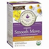 Traditional Medicinals Smooth Move Senna Herbal Stimulant Laxative Tea, Chamomile 0.07 oz (Pack of 2) by Traditional Medicinals