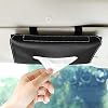 Visor Mask Holder, Car visor tissue Box Refillable with up to (20) 3-ply Mask (black, 1 pack)