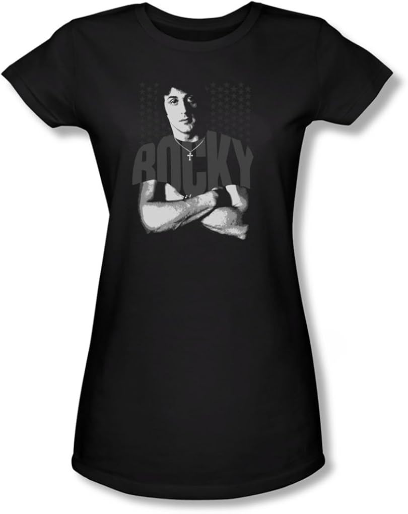 Rocky Womens Shirt TShirt In Black Amazon.co.uk Clothing