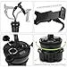 TNP Smartphone Car Mount Holder Charger Station - Universal Car Cup Holder Mount with 3 Sockets and 2 USB Charge Port 2.1A for iPhone 7, 7 Plus, 6, 6 Plus, Samsung Galaxy Android Smart Phone, Camera