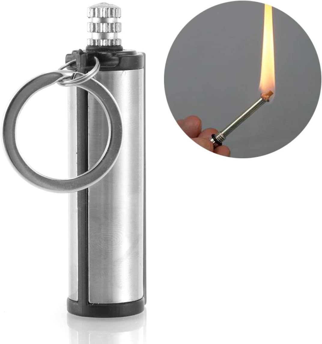 Rehomy Emergency Fire Starter Permanent Survival Camping Metal Match Striker Lighter