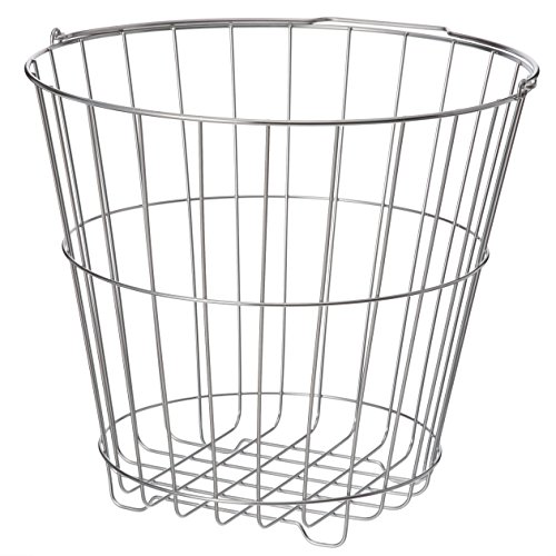 MUJI Stainless steel laundry basket Large D42Ã—H37.5cm Durable capacity 7kg MoMA Storage
