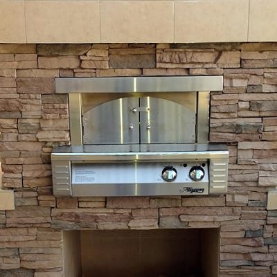 Alfresco Alf-pza-bi 30-inch Natural Gas Outdoor Built-in Pizza Oven
