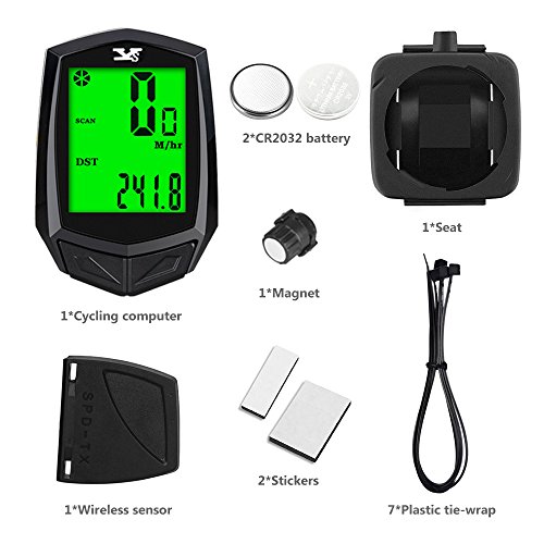 WNPA Bicycle Speedometer Odometer Wireless Waterproof Cycle Bike