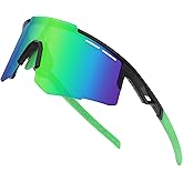 DUCO Polarized Sports Sunglasses for Men UV400 protection Shades Cycling Baseball Running Fishing Sun Glasses DC0030