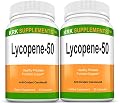 2 Bottles Lycopene 50mg 180 Total Capsules KRK Supplements