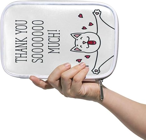 Amazon Zhimi 化粧ポーチ メイクポーチ レディース コンパクト 柔らかい おしゃれ コスメケース 化粧品収納バッグ 感謝祭の雰囲気 可愛い 猫 ハート柄 機能的 防水 軽量 小物入れ 出張 海外旅行グッズ パスポートケースとしても適用 Zhimi 化粧ポーチ 通販