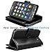 Tekcoo Compatible for Galaxy J7 Sky Pro / J7 V / J7 Perx/Samsung Halo / J7 2017 PU Leather Wallet Case, Credit Card Slots Carrying Flip Cover [Detachable Magnetic Case] Kickstand Black
