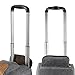 Kattee Rolling Duffle Bag with Wheels Canvas Travel Luggage Duffel Bag 50L (Light Gray)