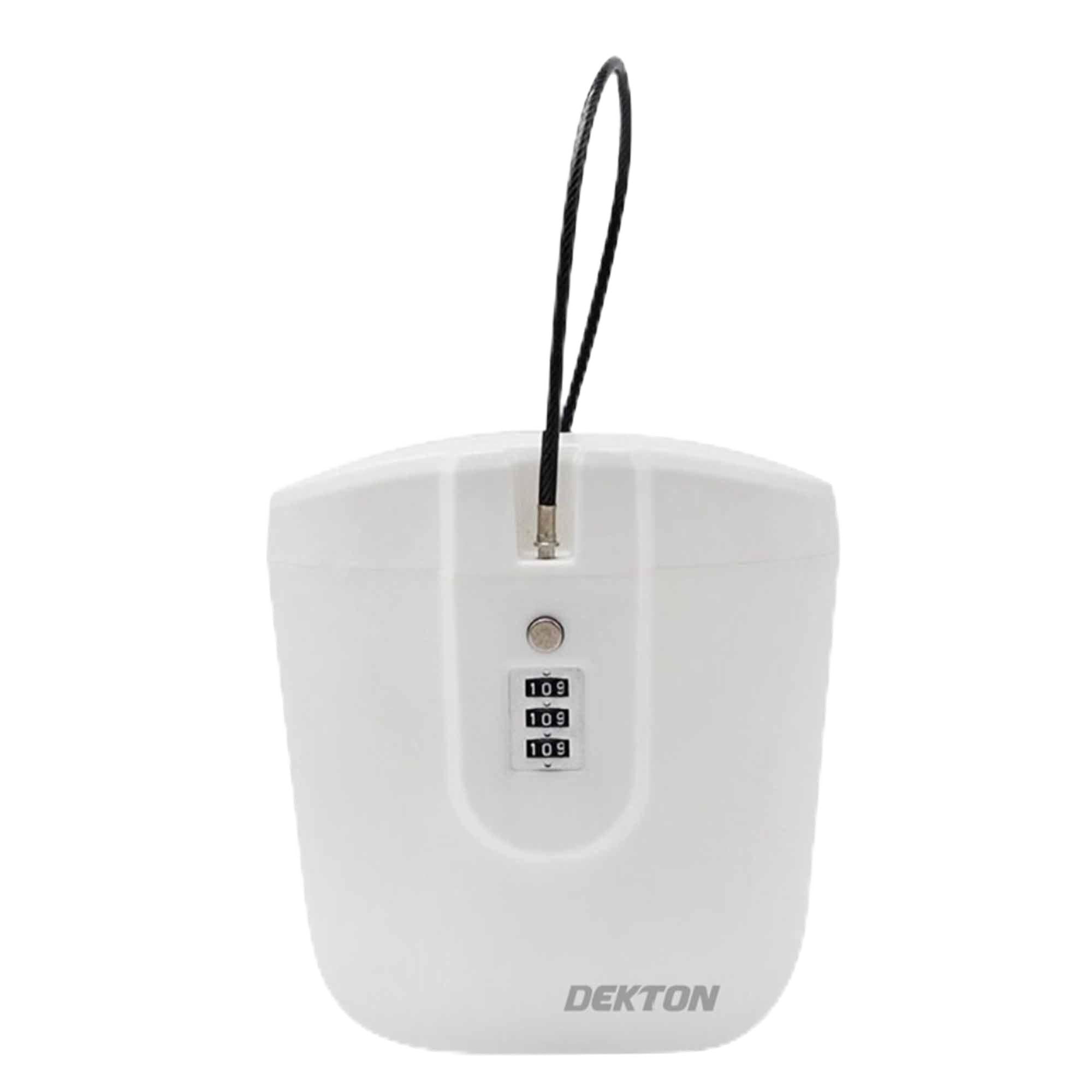 Dekton Travel Safe -portable Safe, Suitable For Travel| Great For The Beach, Holidays, Cycling, Outdoors| Securing Keys, Wallets, Keys, Accessories, Cash, Jewelry| Durable Steel Construction