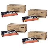 Xerox 113R00722, 113R00719, 113R00720, 113R00721 Standard Yield Toner Cartridge Set - Phaser 6180