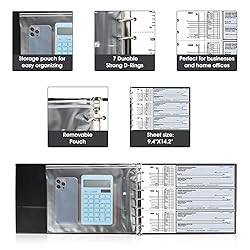 7 Ring Business Check Book Binder, 600 Checks