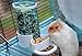 Old Tjikko Automatic Pet Feeder Waterer,Bird Hamster Small Animal Feeder, Automatic Feeding Device Water Dispenser for Hamster Bird Pigeon Parrots Mini Hedgehog with Holder (5.90×2.83×6.10in)thumb 3