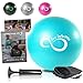 Live Infinitely 9 Inch Barre Pilates Ball & Hand Pump– Anti Burst Mini Ball & Digital Workout eBook Included for Yoga, Exercise, Balance & Stability Training – Comes with Mesh Carrying Bag