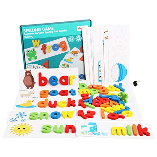 Matching Letter Game, Wooden English Alphabet Card Game Machine, Letter Spelling Game Puzzle Early E Matching Letter Game, Wooden English Alphabet Card Game Machine, Letter Spelling Game Puzzle Early E