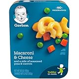 Gerber Graduates Lil' Entrees Macaroni & Cheese with Seasoned Peas & Carrots, 6.6 Ounce