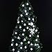 DecorNova 19.7 Feet 30-LED Solar String Lights Outdoor Crystal Ball Fairy Lights,Cool White