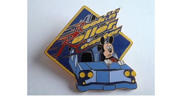Amazon Com Disney Pin Wdw Rock N Roller Coaster W Mickey Pin Entertainment Collectibles